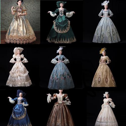 上海出租欧洲女士宫廷礼服英国女皇服装欧式女舞蹈服公主服装租赁
