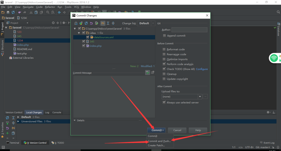phpstorm神器之连接使用git