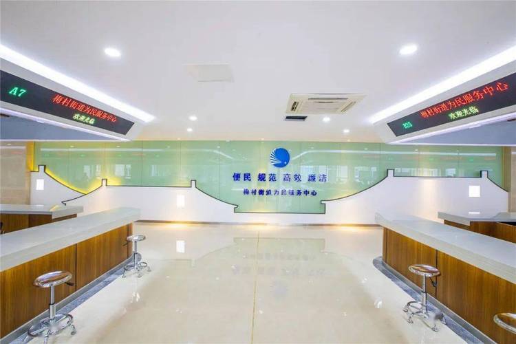 真便民梅村为民服务中心一次办好政事儿