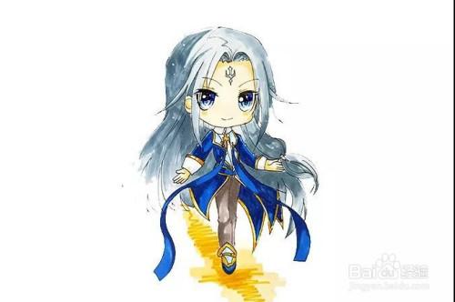 唐三简笔画怎么画