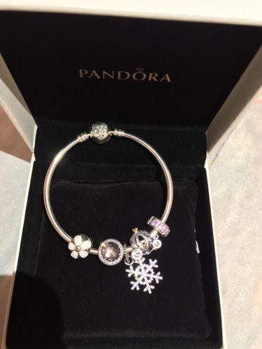 潘多拉迪士尼南瓜车 圣诞活动送手镯和耳钉