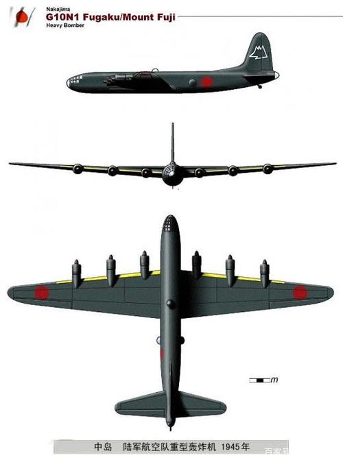 轰炸美利坚,日本六发巨兽g10n"富士山"重型战略轰炸机