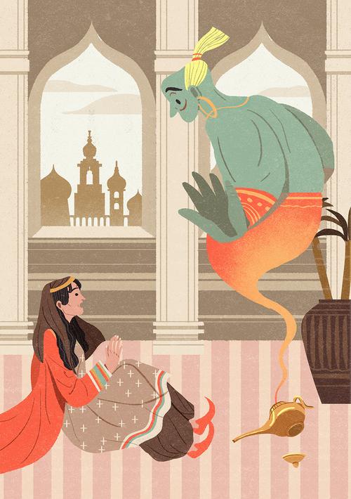 一千零一夜|插画|绘本|柳牌汽水 - 原创作品 - 站酷