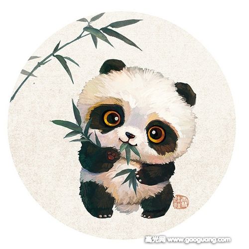 熊猫水彩手绘图片熊猫水彩画图片集