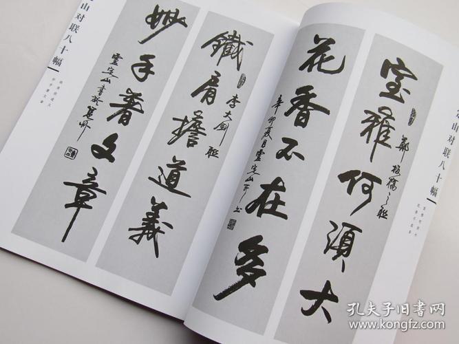 卢定山对联八十幅作品(卢定山书法作品集 对联 春联 )