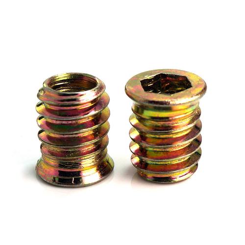 m6m8m10内外强度镀锌螺帽实木家具预埋螺母