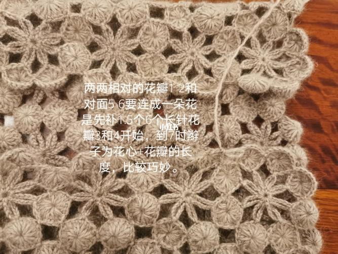 钩针_手工制作_羊绒_v领_铜钱花衣_兴趣爱好_手工