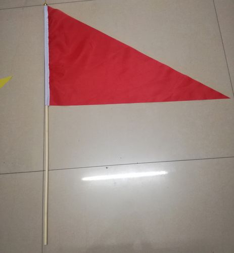 中国旗王文字图片图案 logo 红旗广告旗可印 60cm 40 特大号三角手摇