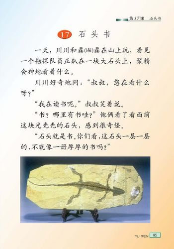 小学三年级语文上册课本石头书