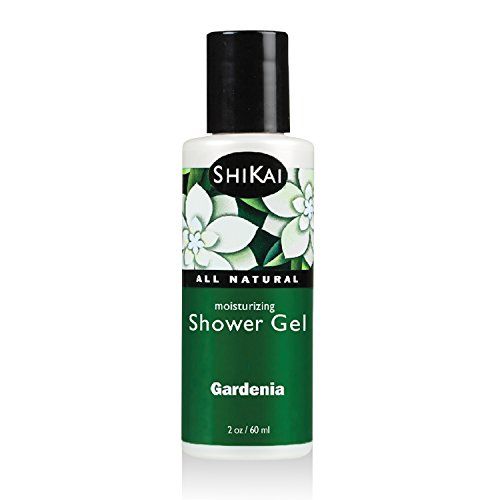 shikai products shower gel, gardenia trial size, 2 ounce世凯