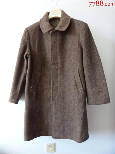 老呢子大衣780年代女式呢子大衣影视道具服装1516