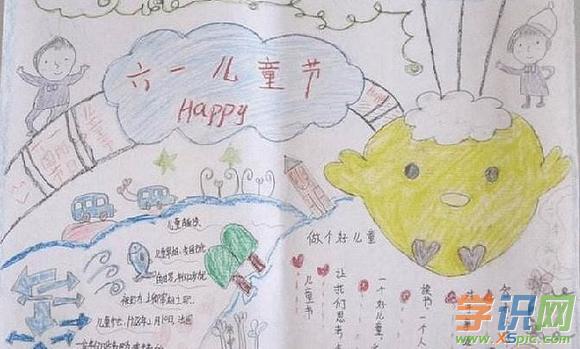 儿童节手抄报简单漂亮_六一手抄报简单又漂亮_优秀的