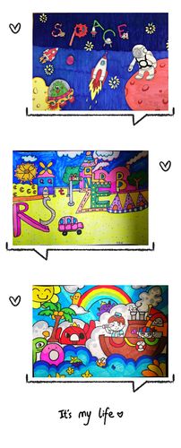 in small letters 小字母 大创意,——记三年级组英文字母创意绘画