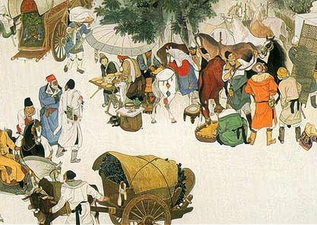 古代商人图