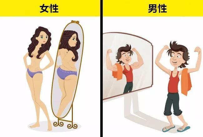 照镜子时的感觉