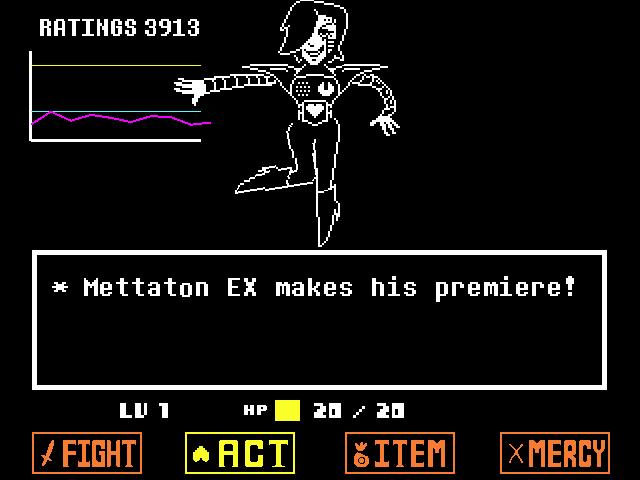 mettaton/in battle