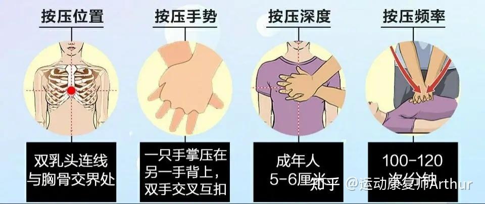 胸外按压深度约为5厘米.让胸部恢复正常水平.