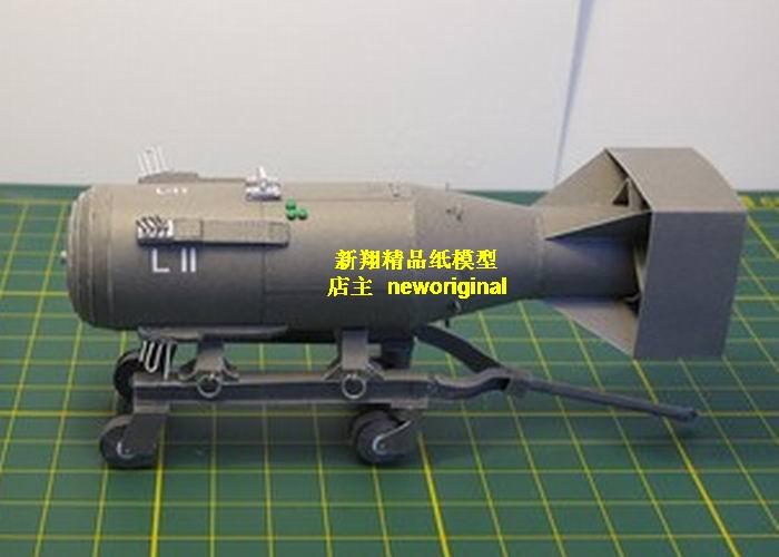 二战美国轰炸小日本广岛长崎 原子弹核弹氢弹小男孩胖子模型