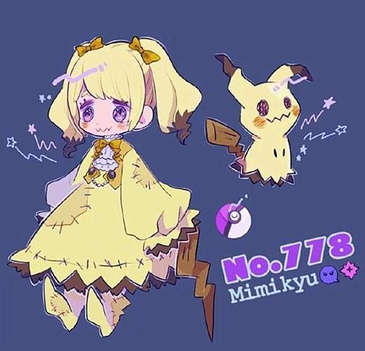 q版宝可梦拟人化,长翅鸥变身美女船长,大嘴娃则成了