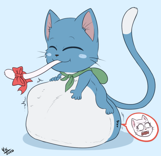 【furry/vore/micro/macro】妖精的尾巴小兽丸吞图转载 fa站作者:in