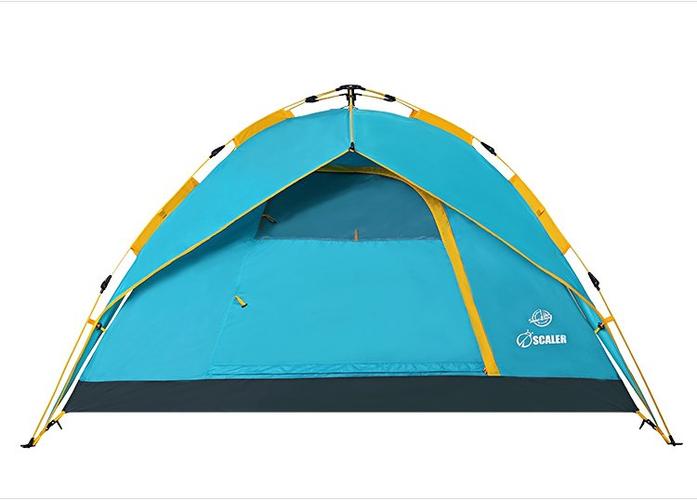 思凯乐全自动防水 中性款帐篷 防雨双层帐篷z_唯品