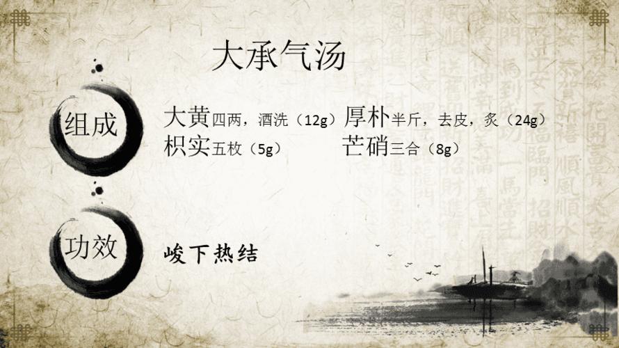 大承气汤及其类方ppt课件
