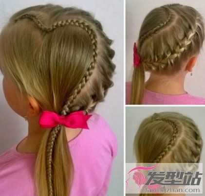 小姑娘长发怎么扎好看 小公主编发图片大全-儿童发型-发型站_最新流行