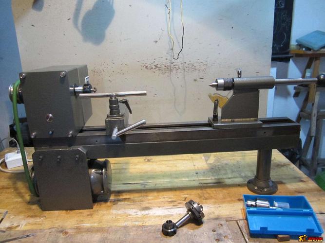 自制木工精密小车床 铸铁轨 重型