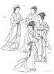 中国古代服饰线描画谱(转)