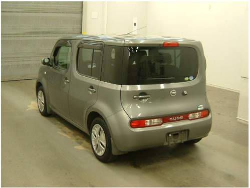 [日本现货车场] 2009 4分b笼 nissan cube 灰色 112200公里 预计落地
