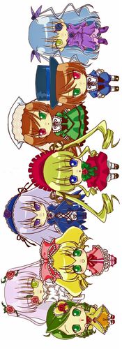 蔷薇少女蔷薇少女ローゼンメイデン rozen maiden [水银灯/金糸雀/翠