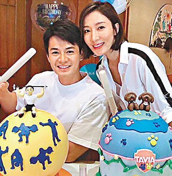 杨怡40岁生日和罗仲谦一同庆生 透露暂时没有宝宝