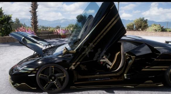 极限竞速地平线5黑金涂装分享黑金涂装代码及车辆展示