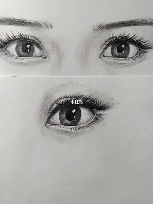 教你一个非常容易学习的素描眼睛绘画_素描_绘画_文化