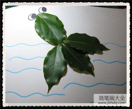 树叶贴画简笔画集