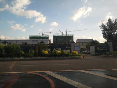 延吉市西部的城市建设发展迅速