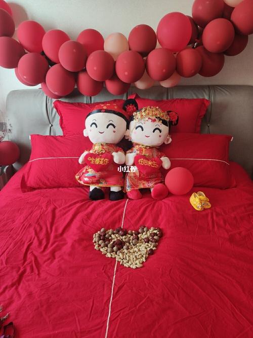 婚礼管家#  男方新家婚房布置_婚礼_结婚_浪漫_床上用品_玫瑰花_婚姻
