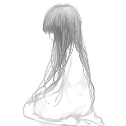 风格女头|一个人淋雨