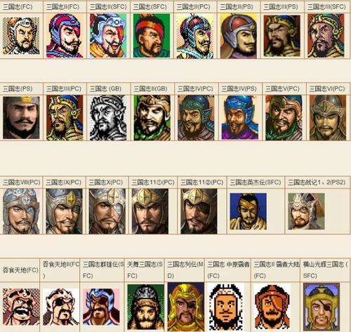 霸王的大陆武将头像