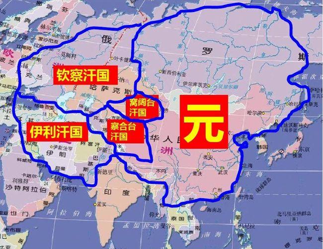 忽必烈建立元朝,领土1300多万平方公里,却仅是蒙古帝国的一部分