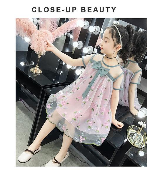 女童夏装宝宝2三4四3五5七7八9十岁小女孩儿童蓬蓬纱公主裙