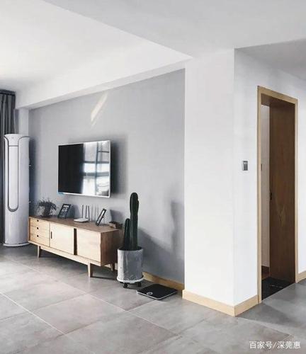 电视背景墙装修不用太高级,乳胶漆电视背景墙简单好看