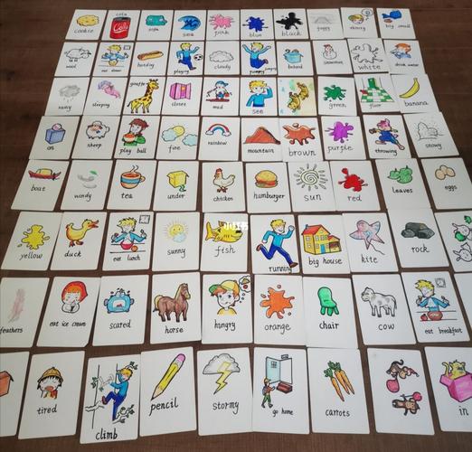 给娃手绘百张英语卡片,会画画也挺香～_英语_绘画_手绘_手繪_文化