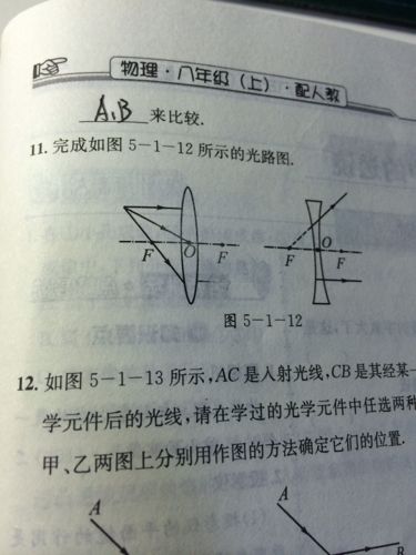 初二物理光路图