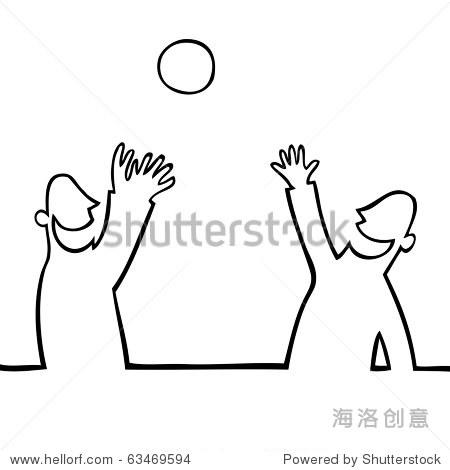 扔球简笔画 (第1页)