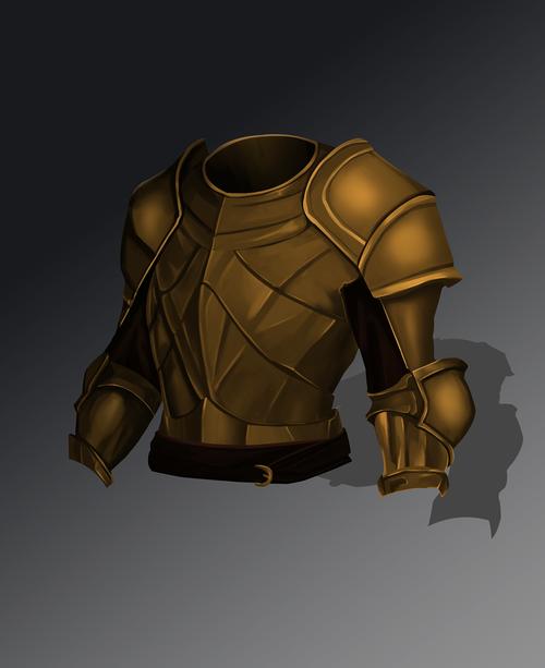 黄金铠甲|插画|游戏原画|老阿四 - 原创作品 - 站酷 (zcool)