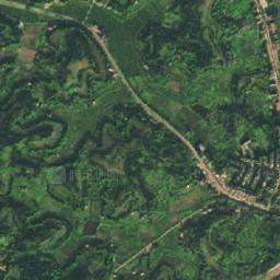 龙台镇卫星地图 - 四川省资阳市安岳县龙台镇,村地图