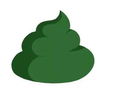 2,绿色便便新生儿的第一个大便通常是黑色的,像柏油一样粘稠,这叫做