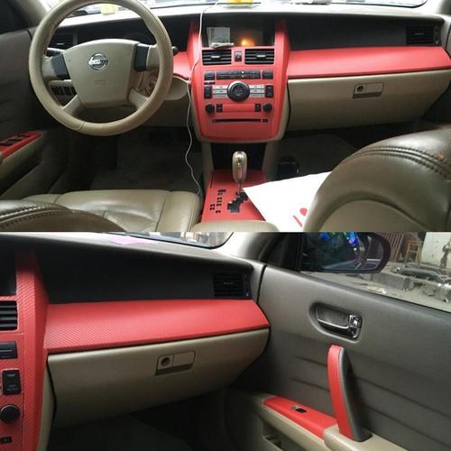 04 05 06 07老款天籁内饰贴膜专用中控改装档位装饰碳