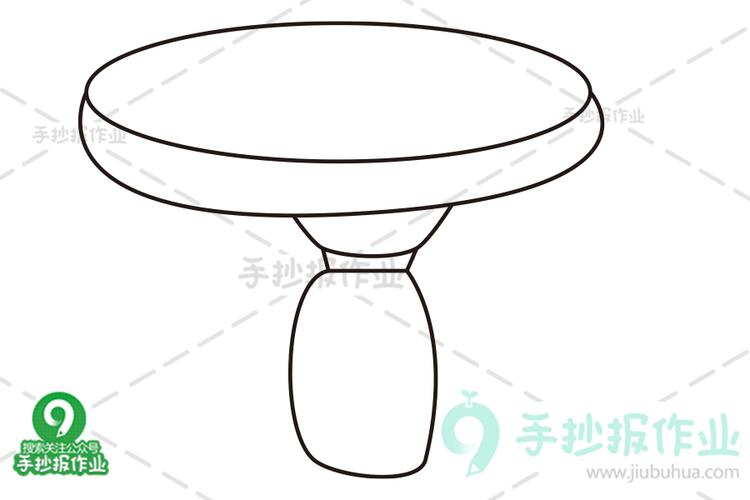 简易桌子的简笔画